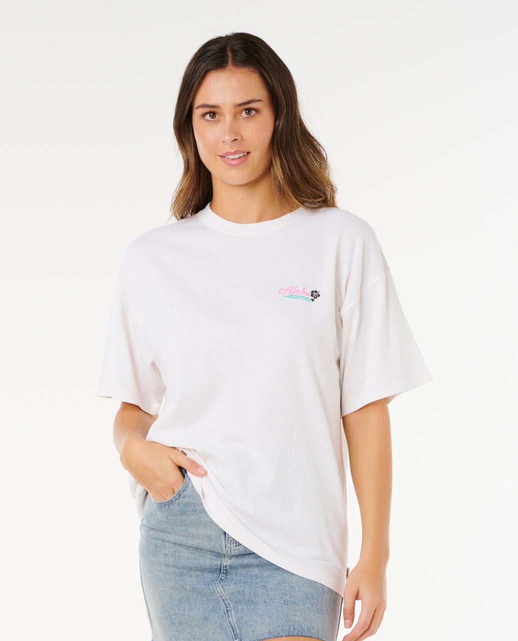 Rip Curl Aloha Heritage Tee-Bone