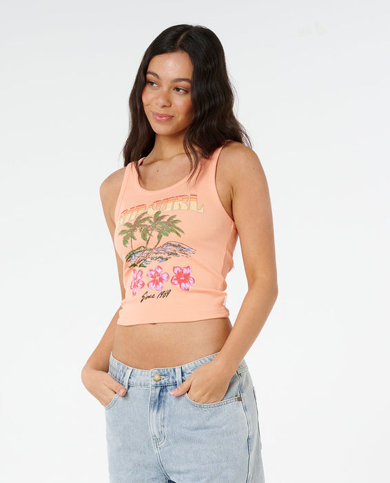 Rip Curl Hayley O Tank-Papaya