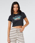 Rip Curl Catalina Island Baby Tee-Washed Black