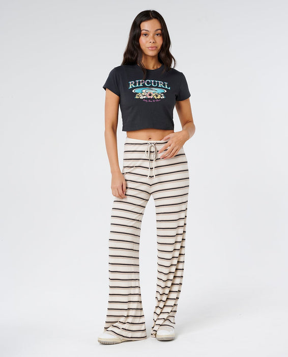 Rip Curl Catalina Island Baby Tee-Washed Black