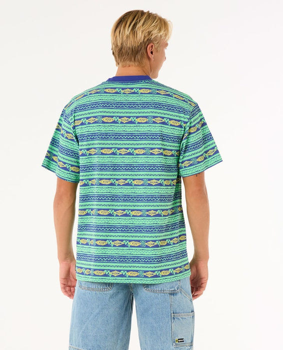 Rip Curl Raw Energy Vibal Tee-Neon Green