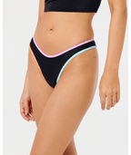 Rip Curl Surf Puff Hi Skimpy Bottom-Black