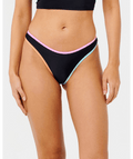 Rip Curl Surf Puff Hi Skimpy Bottom-Black
