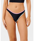 Rip Curl Surf Puff Hi Skimpy Bottom-Black