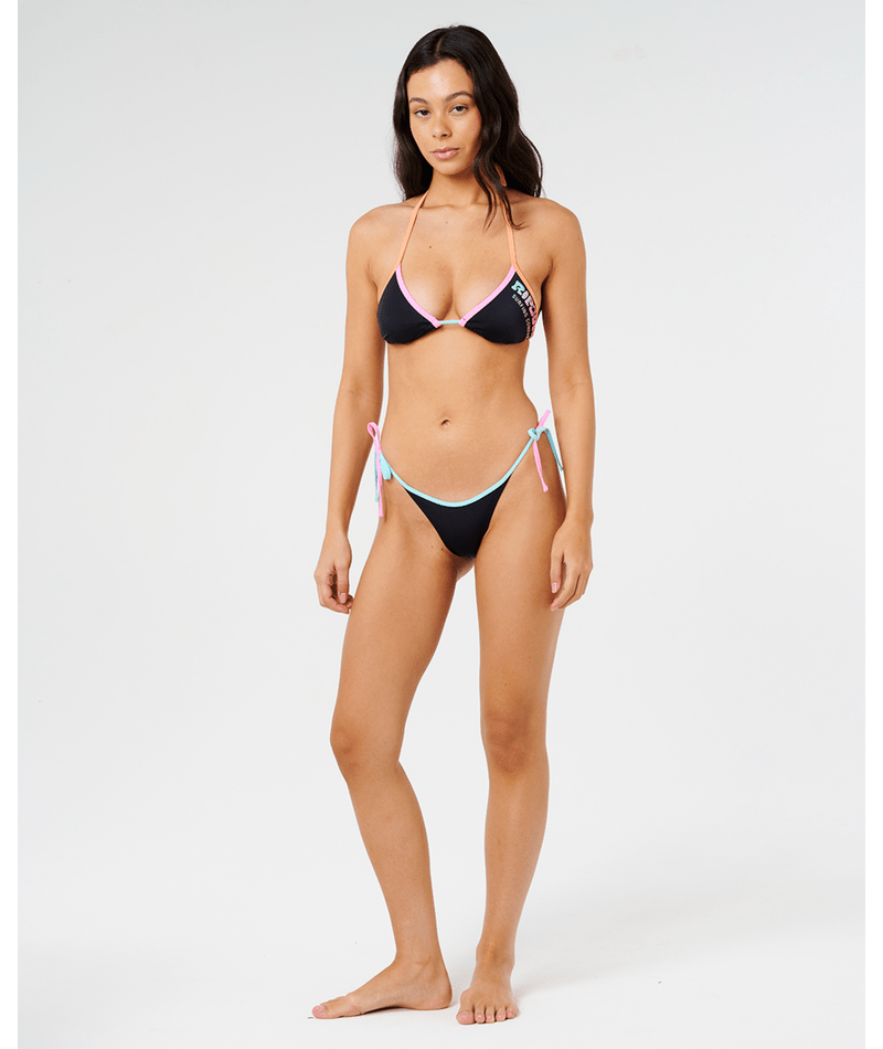 Rip Curl Surf Puff Sliding Tri Top-Black