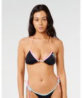 Rip Curl Surf Puff Sliding Tri Top-Black