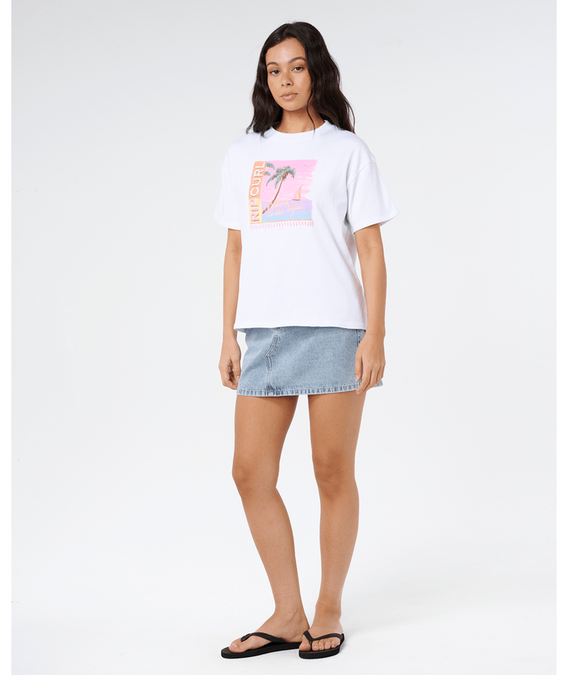 Rip Curl Topanga Canyon Baby Tee-White