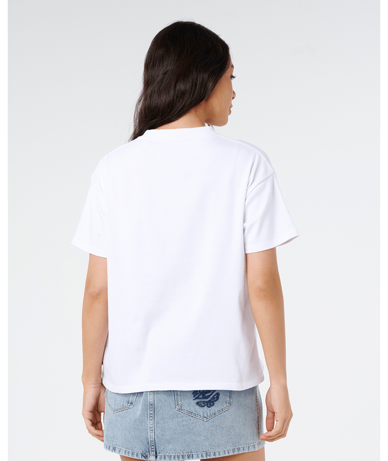 Rip Curl Topanga Canyon Baby Tee-White