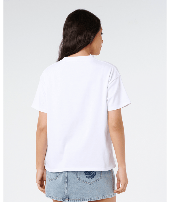 Rip Curl Topanga Canyon Baby Tee-White