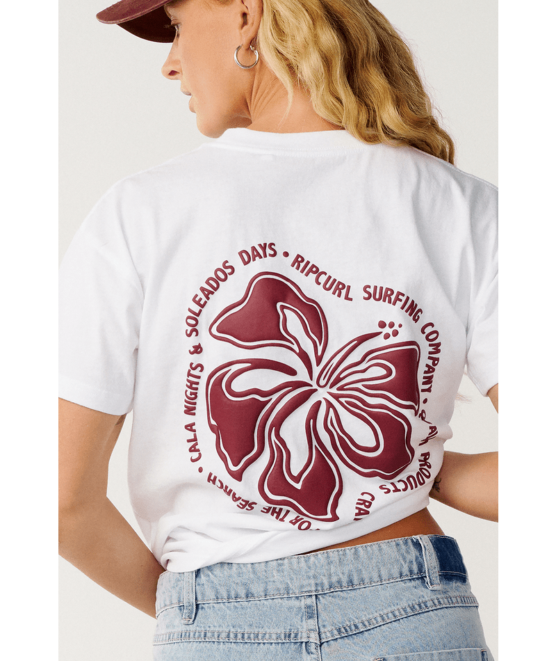 Rip Curl Surf Puff Party Pack Relaxed Tee-White