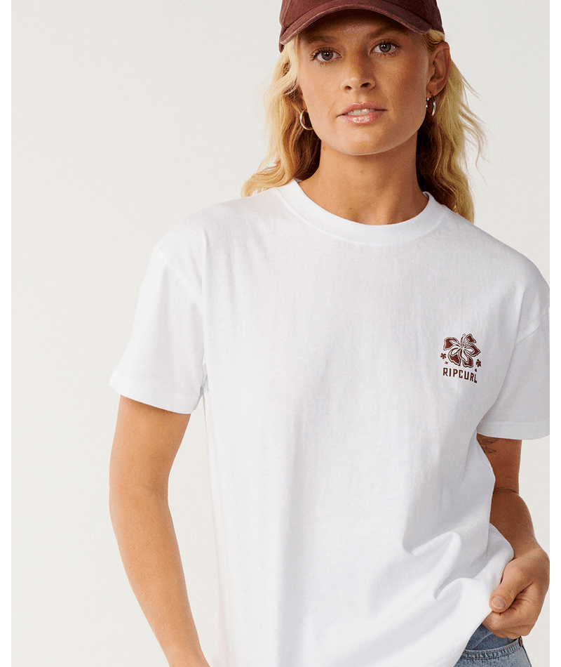Rip Curl Surf Puff Party Pack Relaxed Tee-White