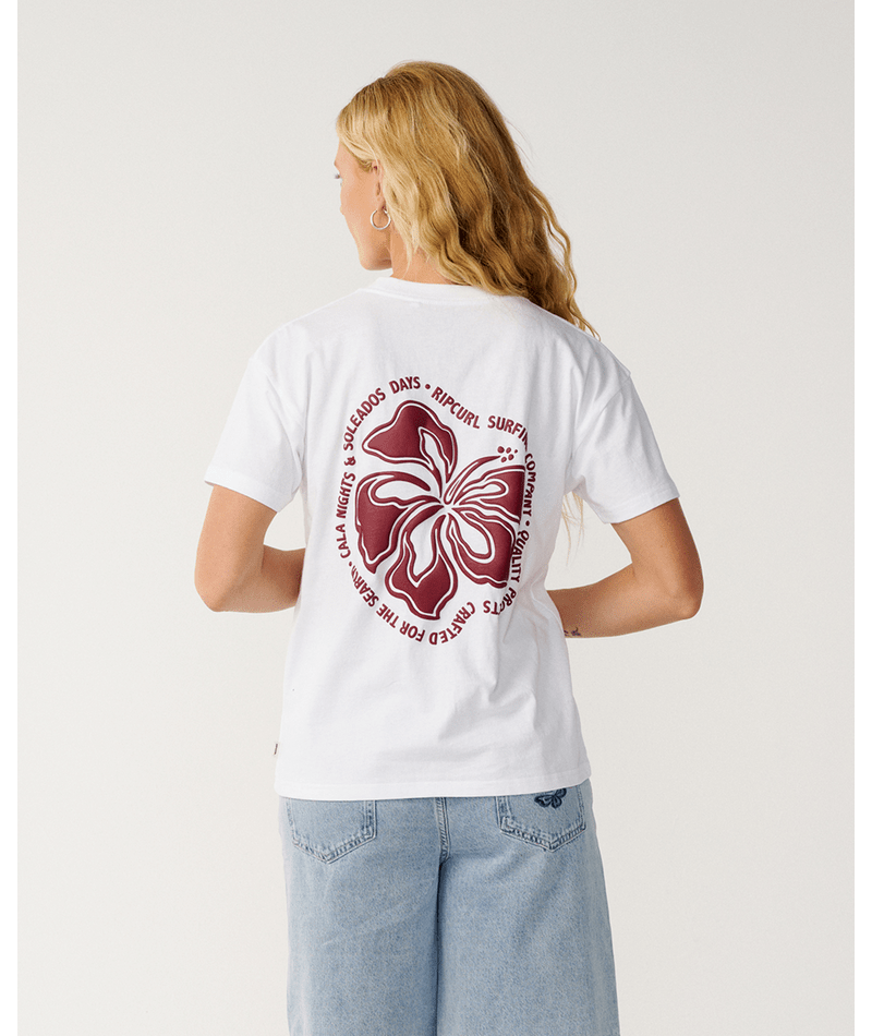 Rip Curl Surf Puff Party Pack Relaxed Tee-White
