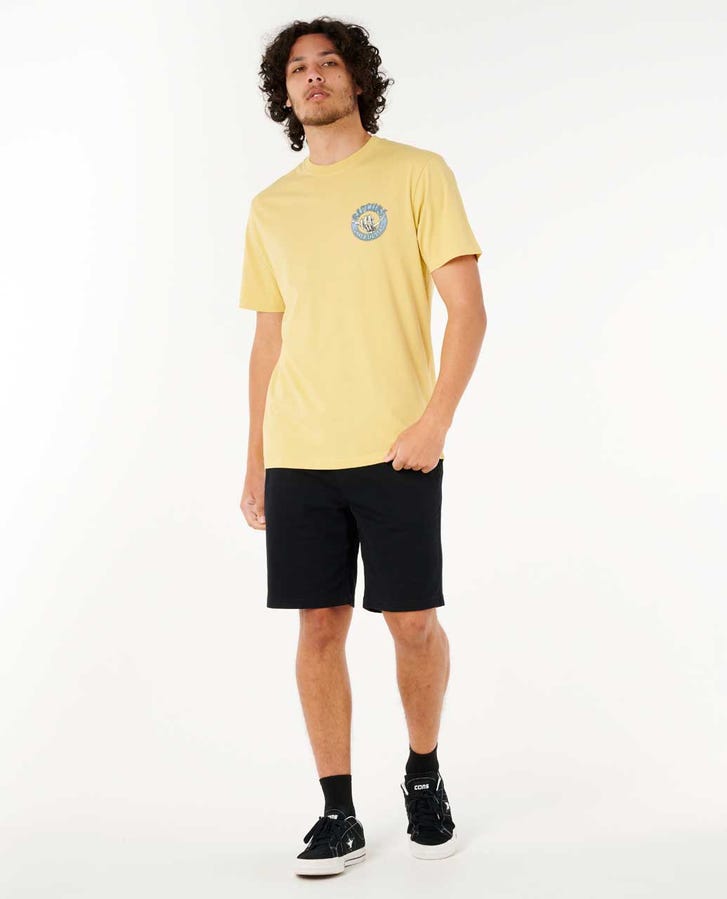 Rip Curl Shred Til Tee-Straw