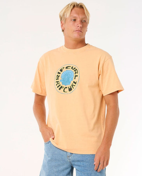 Rip Curl Raw Energy Visions Tee-Mandarin Zest