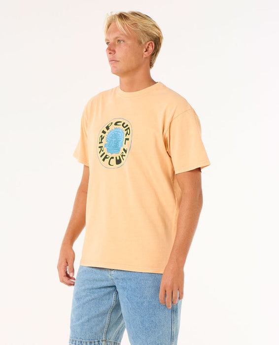 Rip Curl Raw Energy Visions Tee-Mandarin Zest