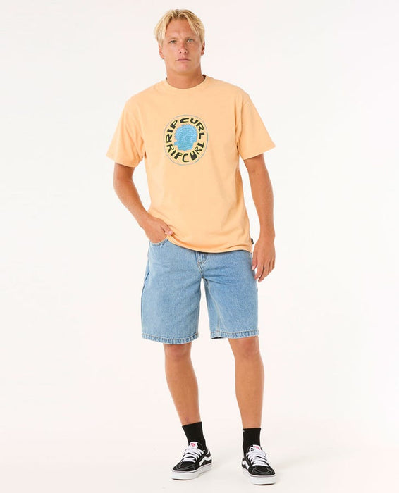 Rip Curl Raw Energy Visions Tee-Mandarin Zest