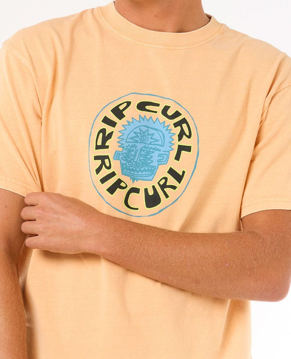 Rip Curl Raw Energy Visions Tee-Mandarin Zest