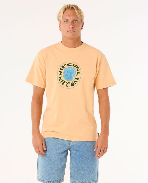 Rip Curl Raw Energy Visions Tee-Mandarin Zest