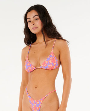 Rip Curl Neon Isles Sliding Tri Top-Purple