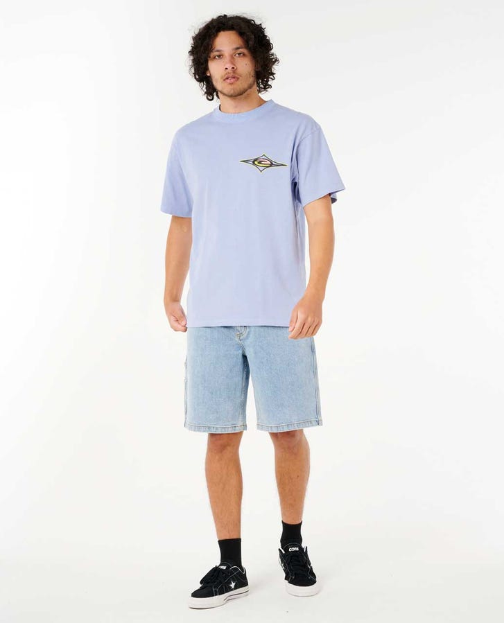 Rip Curl Raw Energy Maxxed Tee-Ice Blue