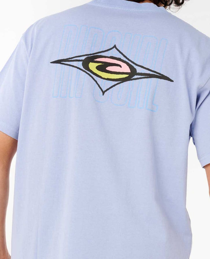 Rip Curl Raw Energy Maxxed Tee-Ice Blue