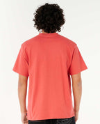 Rip Curl Archive Mixed Tee-Cranberry