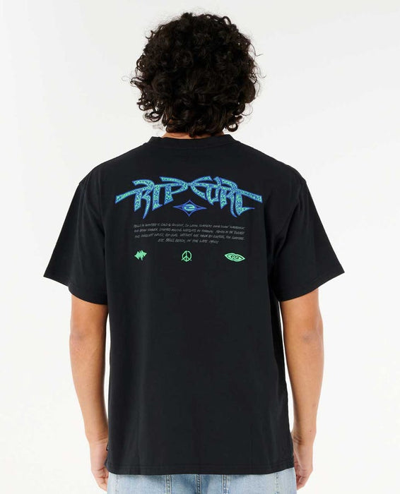 Rip Curl Raw Energy Gnarly Tee-Black
