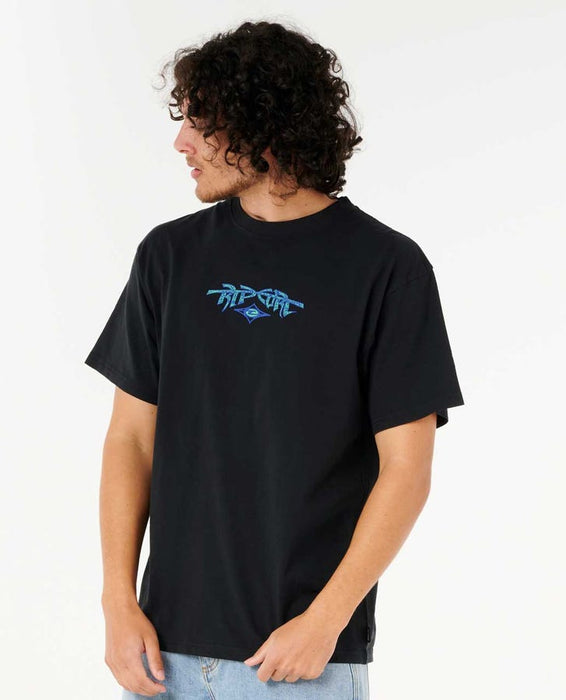 Rip Curl Raw Energy Gnarly Tee-Black