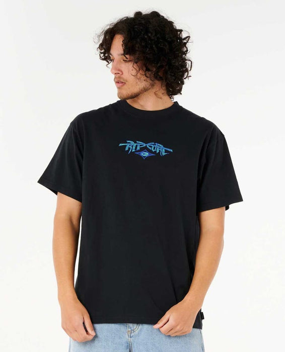 Rip Curl Raw Energy Gnarly Tee-Black