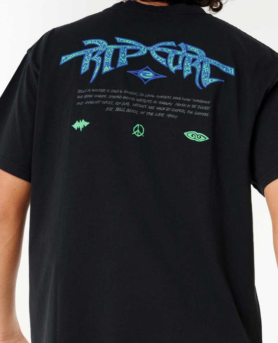 Rip Curl Raw Energy Gnarly Tee-Black