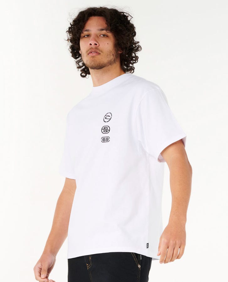 Rip Curl Archive Matrix Tee-White