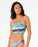 Rip Curl Hidden Isles Bandeau Top-Blue