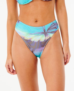 Rip Curl Hidden Isles Hi Leg Good Bottom-Blue