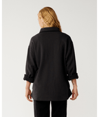 Rip Curl Retro Swell Fleece L/S Shirt-Washed Black