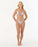 Rip Curl Oceanic Stripe Hi Leg Skimpy Bottom-Multico