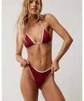 Rip Curl Classic Surf High Skimpy Bottom-Plum