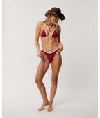 Rip Curl Classic Surf Sliding Tri Top-Plum
