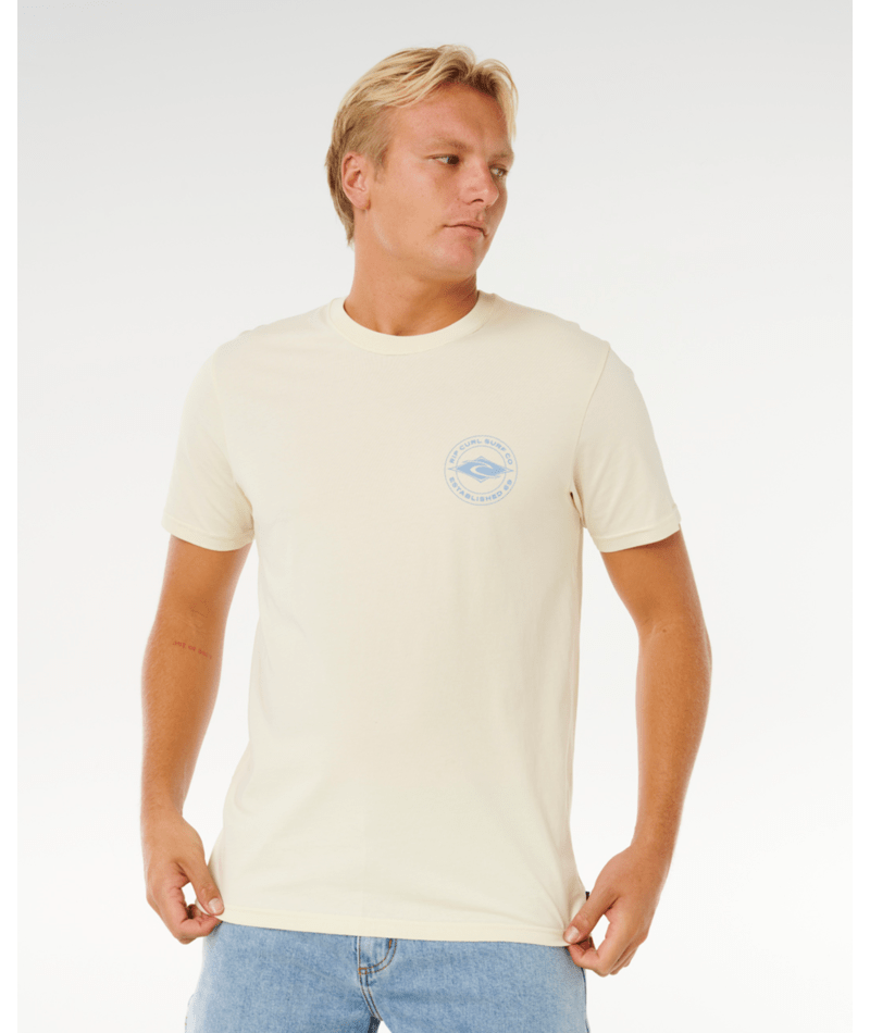 Rip Curl Staple Tee-Lemon Ice