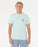 Rip Curl Staple Tee-Light Aqua