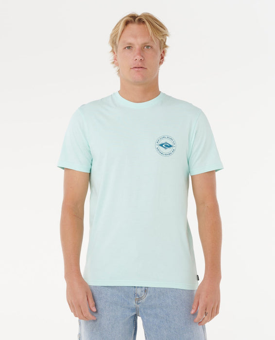 Rip Curl Staple Tee-Light Aqua