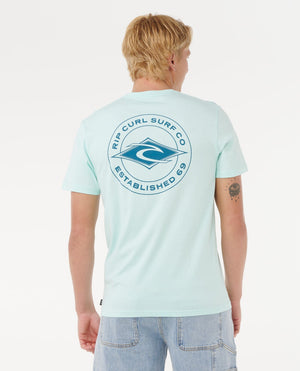 Rip Curl Staple Tee-Light Aqua