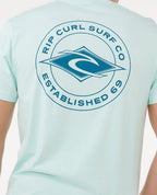 Rip Curl Staple Tee-Light Aqua