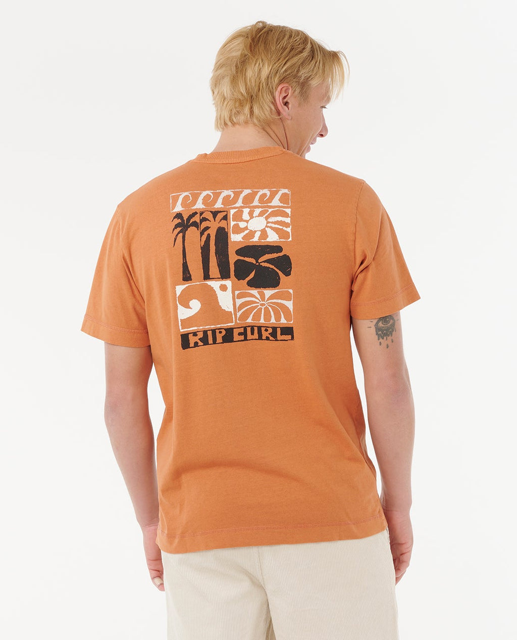 Rip Curl Ty Williams Coastline Tee-Terracotta