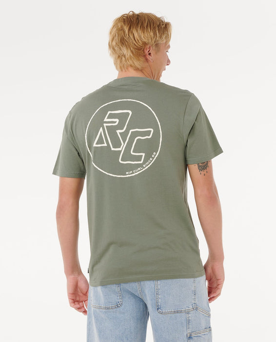 Rip Curl RC Tee-Cactus Green