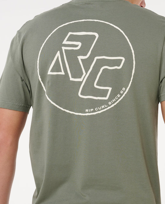 Rip Curl RC Tee-Cactus Green