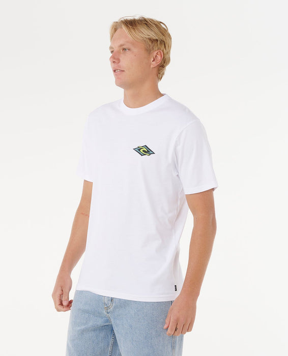 Rip Curl Legacy Tee-White