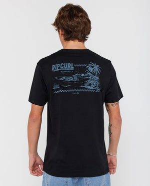 Rip Curl Sportline F&B Tee-Black