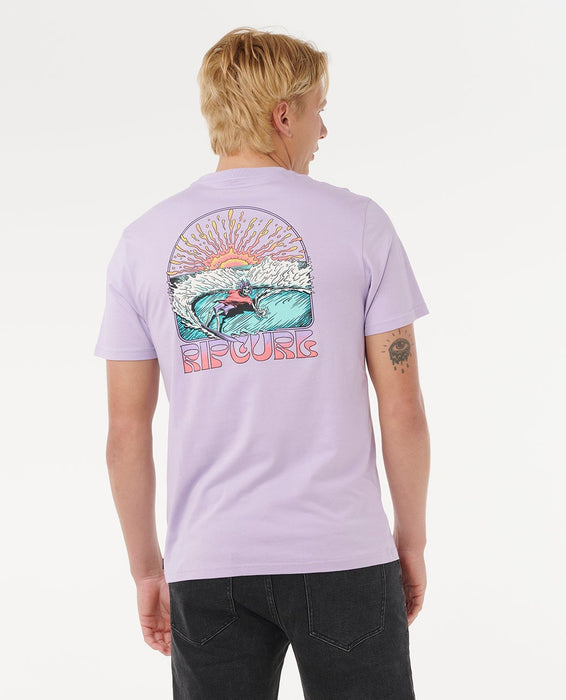 Rip Curl Grateful Shred Tee-Iced Lavender