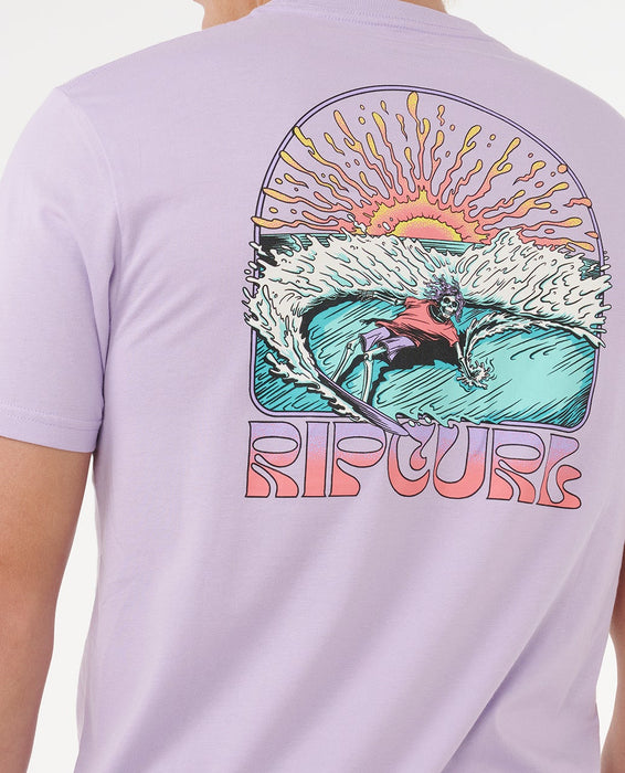 Rip Curl Grateful Shred Tee-Iced Lavender