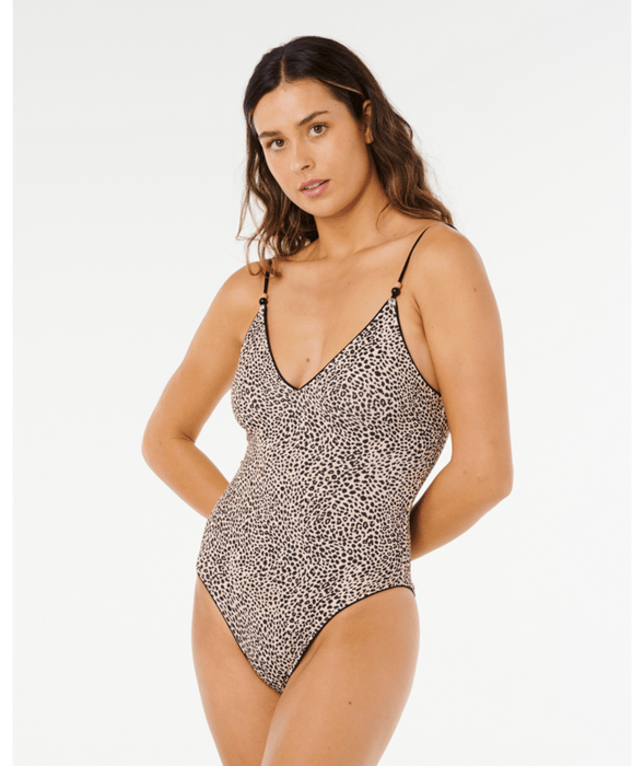 Rip Curl Coastal Instinct Cheeky One Piece-Black